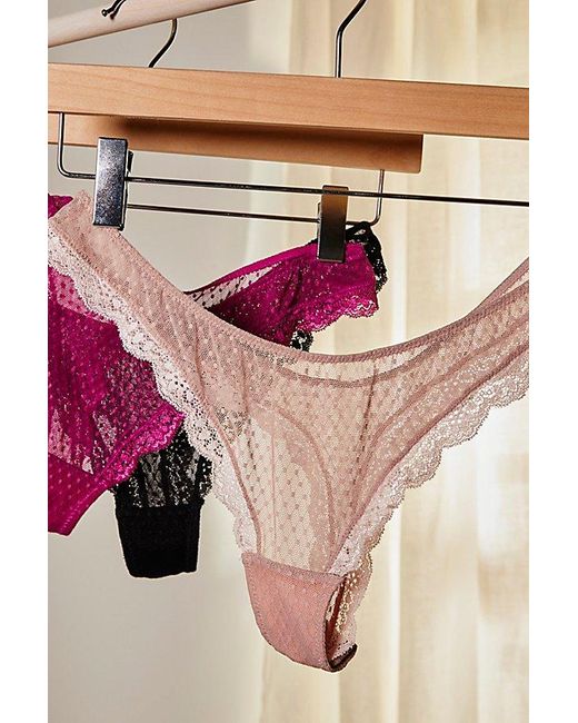 Free People Pink Midweek Thong