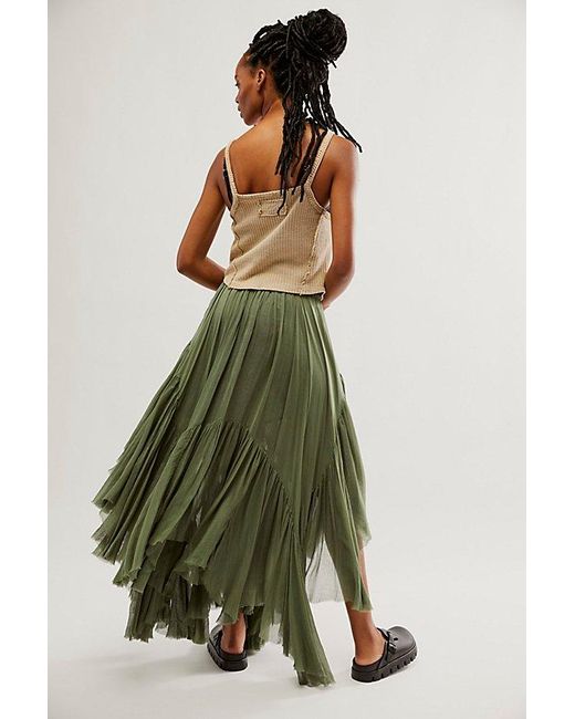 Free People Green Fp One Clover Skirt
