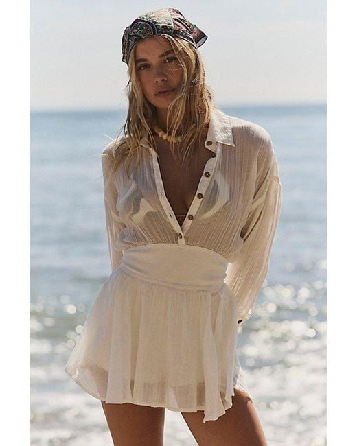free-est Brown Linden Romper By