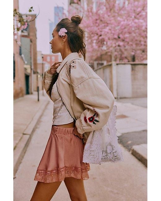 Intimately By Free People Brown Morning Breeze Shorts By