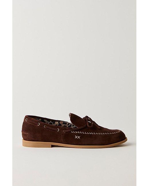 Free People Brown Seas The Day Boat Shoes