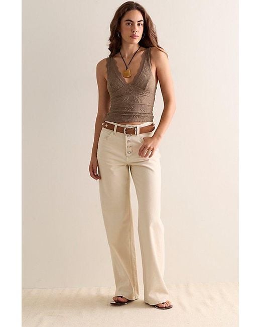 Intimately By Free People Natural Loved You First Lace Cami By
