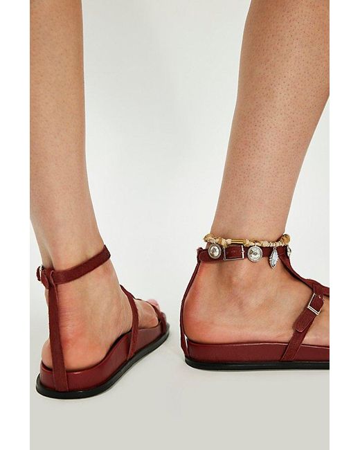 Jeffrey Campbell Brown Minnow Footbed Sandals