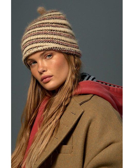 Free People Gray Candy Land Pixie Beanie