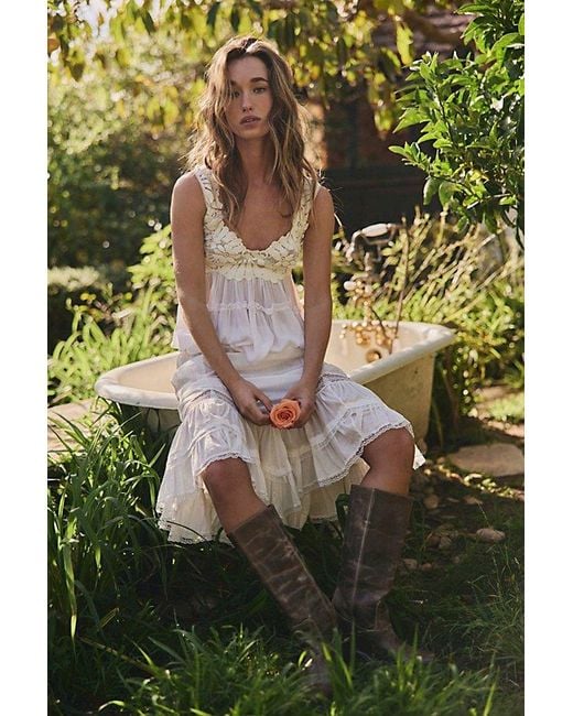 Free People Natural Petal Party Shapeless Cami By