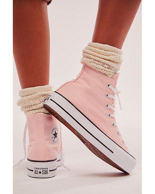 Converse Pink Chuck Taylor All Star Lift Hi-Top Sneaker