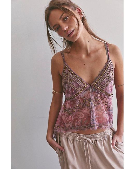 Free People Multicolor Highway Printed Tank Top