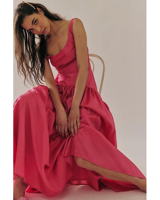 Hutch Red The Ridge Dress