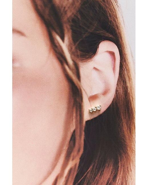 Local Eclectic Metallic Shimmer Flatback Earrings
