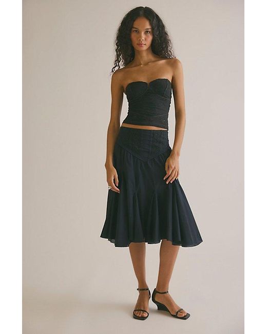 Intimately By Free People Black Ever Afternoon Tube Top By