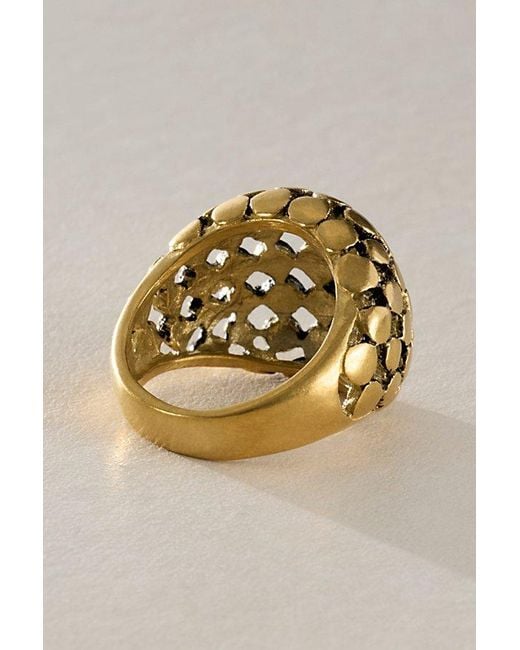 Free People Metallic Electric Ring