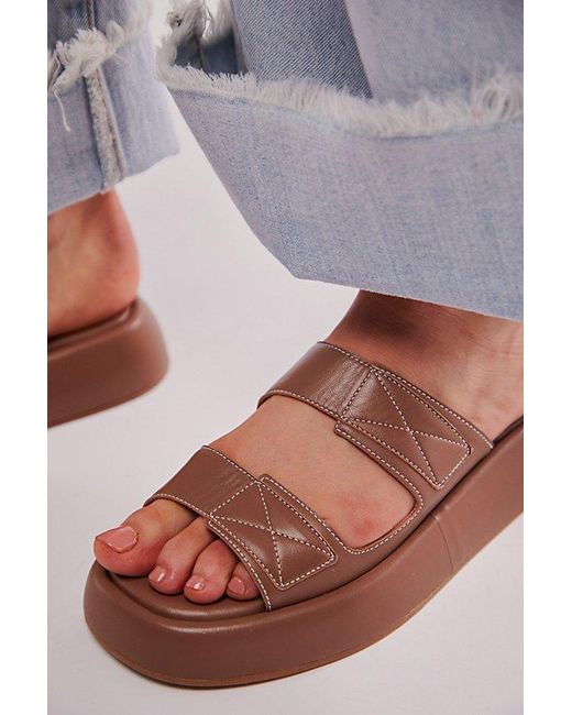 INTENTIONALLY ______ Gray Kiara Slip-on Sandals