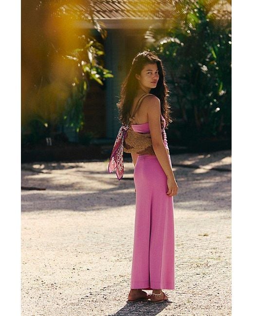 Free People Pink Good Feels Tube Set