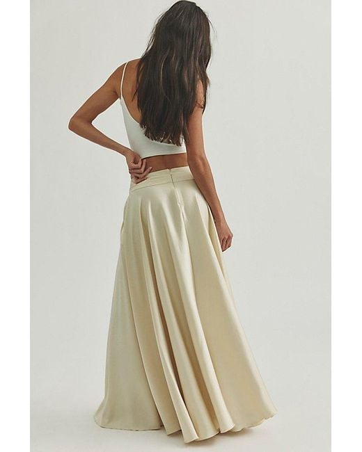 Free People Black Chilco Maxi Skirt