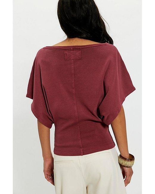 Free People Red My Element Tee