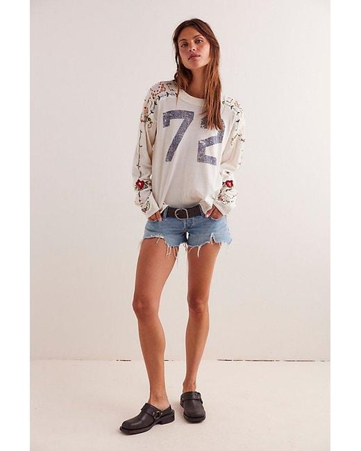 Free People Gray We The Free Lilith Tee