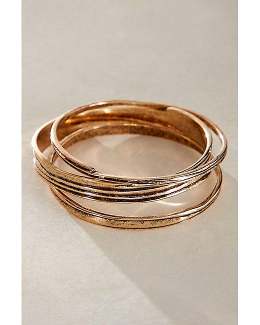 Free People Brown Signature Bangle Set