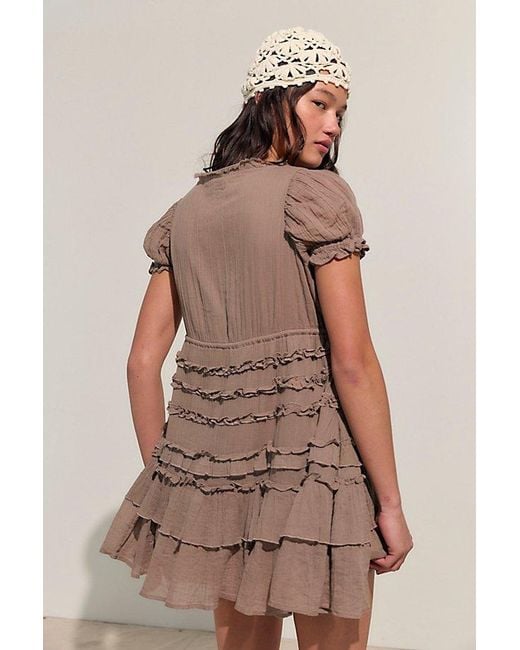 free-est Brown Darcy Mini Dress By