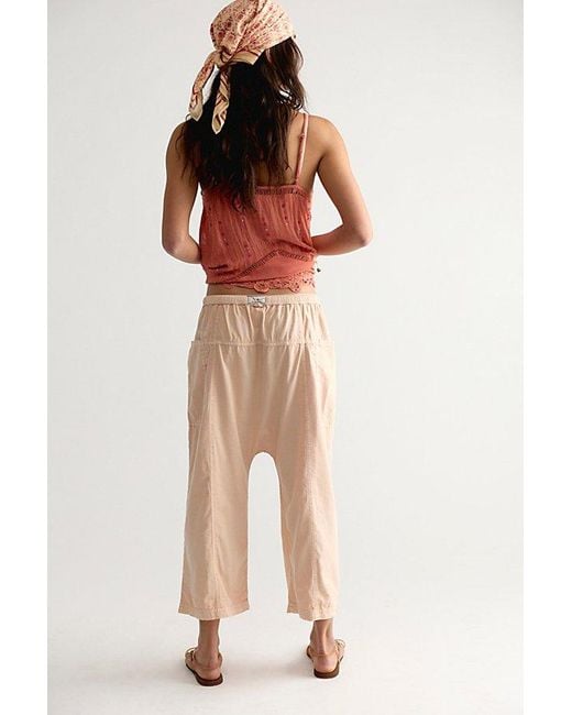 Free People Natural Need You Now Solid Cotton-Poplin Harem Pants