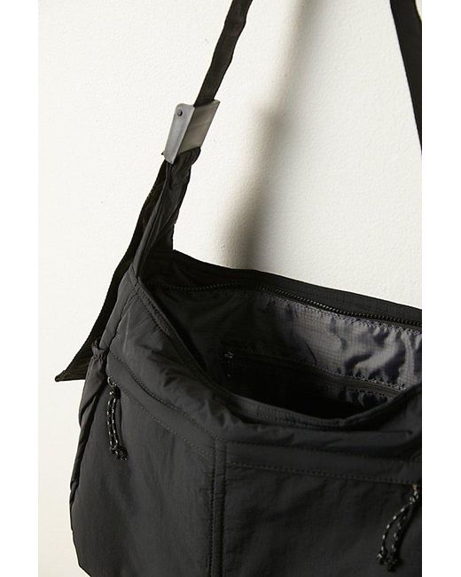 Free People Blue Checkmate Sling Bag
