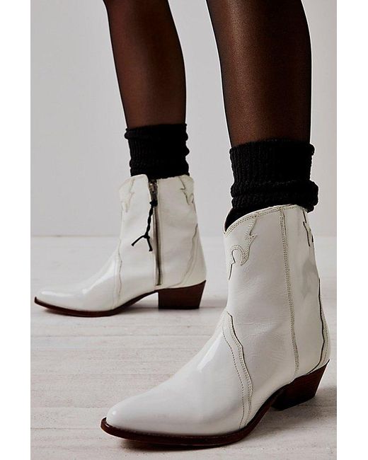 Free People White New Frontier Western Boot