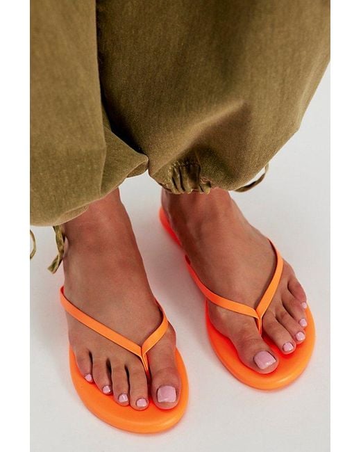 Solei Sea Green Around Town Flip Flops By