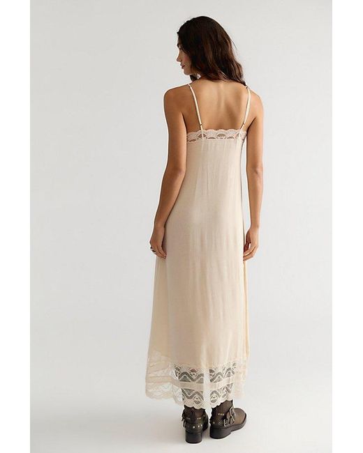 Spell Natural Mila Lace Midi Dress