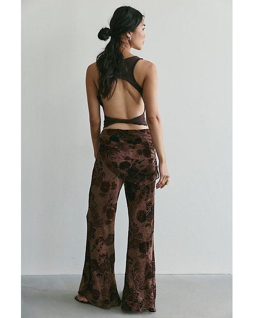 Anna Sui Gray Sarong Pants