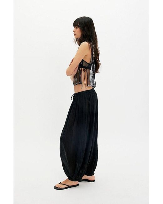Free People Black Midnight Sequin Tank Top