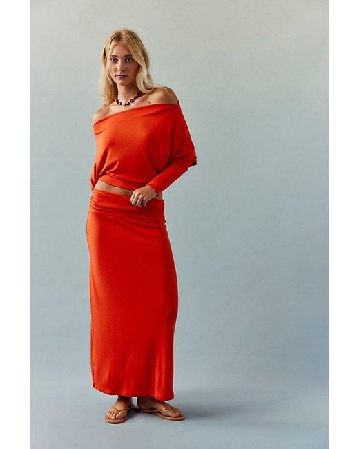 Free People Red Good Feels Sensual Set By