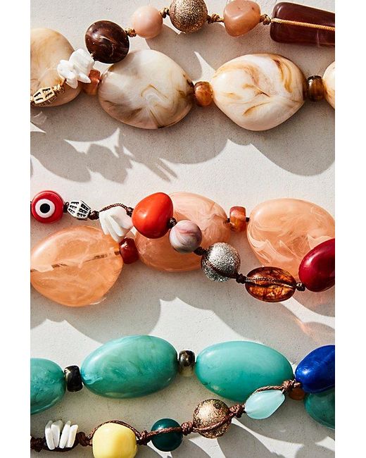 Free People Natural Storm Chunky Stone Choker