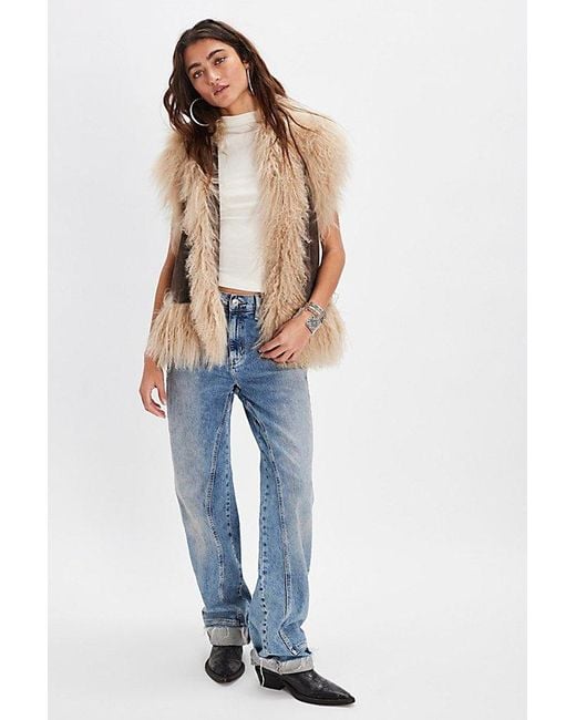Charlotte Simone Blue Stevie Vest Jacket
