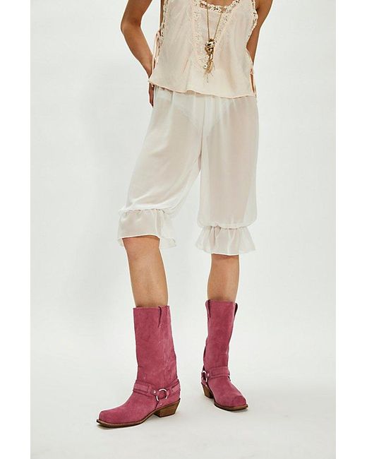 Jeffrey Campbell White Coyote Country Harness Boots