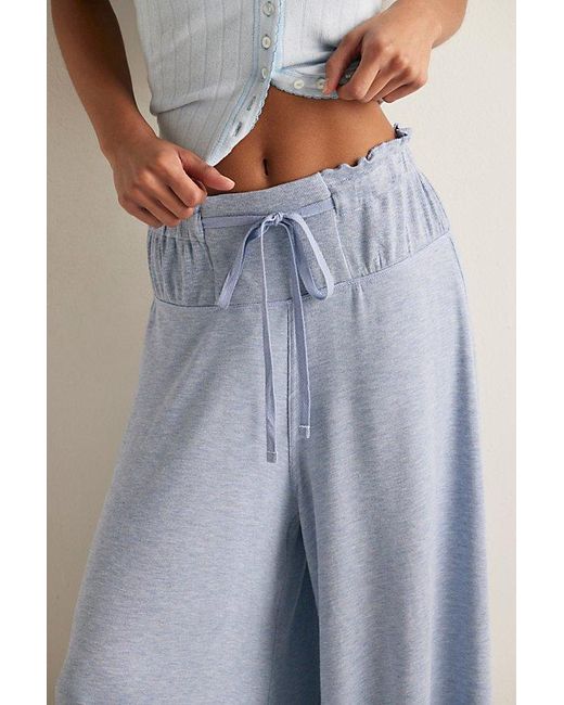 Intimately By Free People Blue Dream State Lounge Trousers By