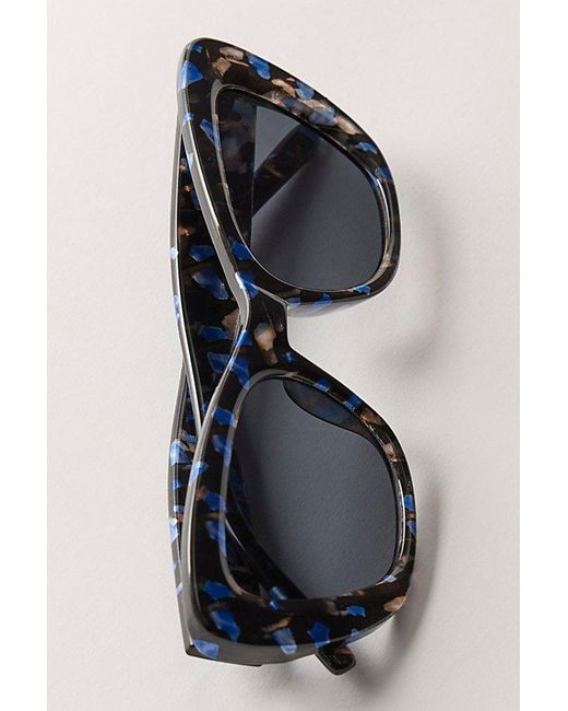 Free People Black Laguna Butterfly Sunglasses