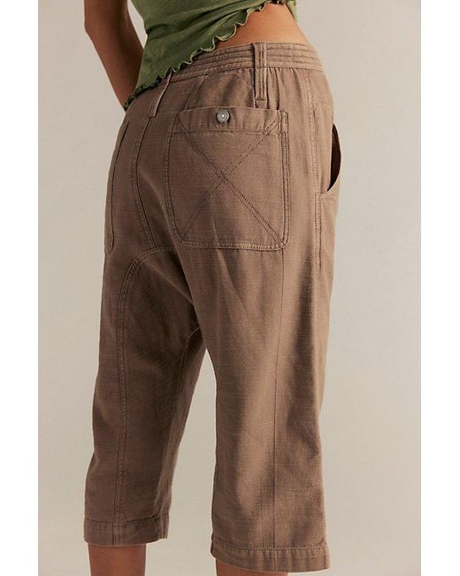 Free People Gray Maven Crop Harem Pants