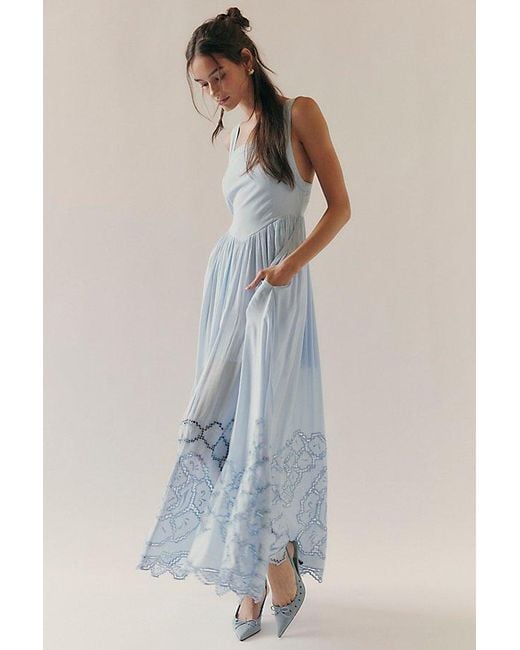 Free People Blue Bali Paradise Maxi Dress
