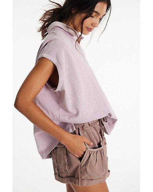 Free People Multicolor Keep On Polo