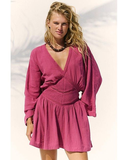 free-est Pink Celia Mini Dress By