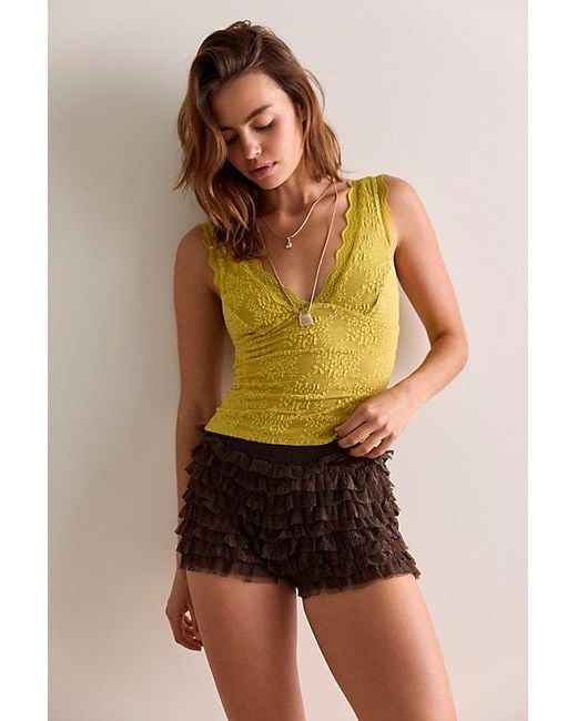 Intimately By Free People Multicolor Feeling For Lace Shorties