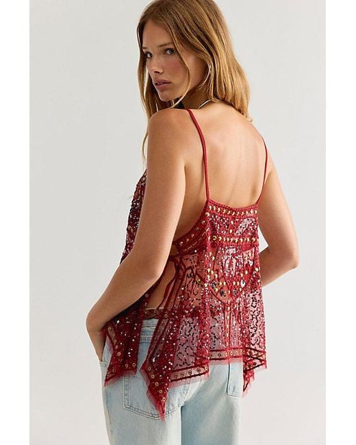 Free People Brown Highway Tank Top