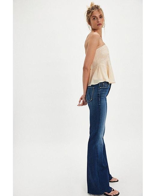 Mother Blue The Doozy Fray Jeans