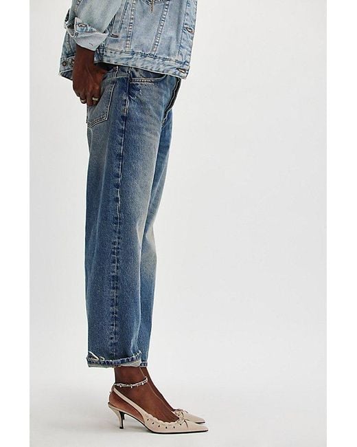 Jeffrey Campbell Blue Stockholm Slingbacks