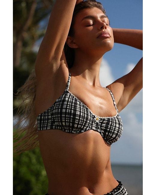 Solid & Striped Black Daphne Bikini Top