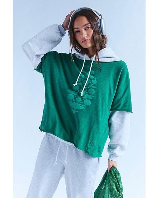 Fp Movement Green Slam Dunk Logo Tee