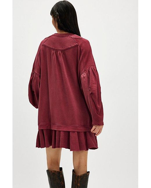 Free People Red Zander Mini Dress