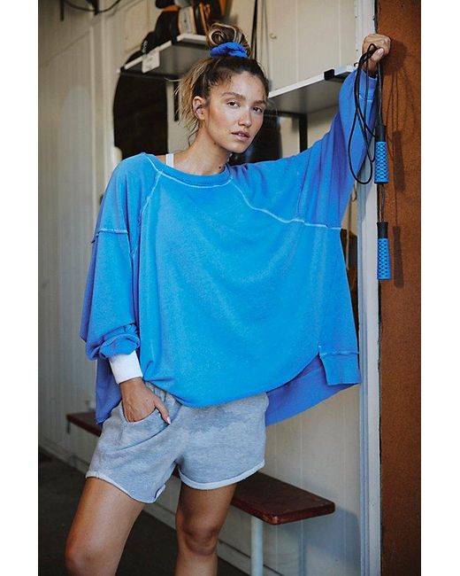 Fp Movement Blue One To Beat Pullover