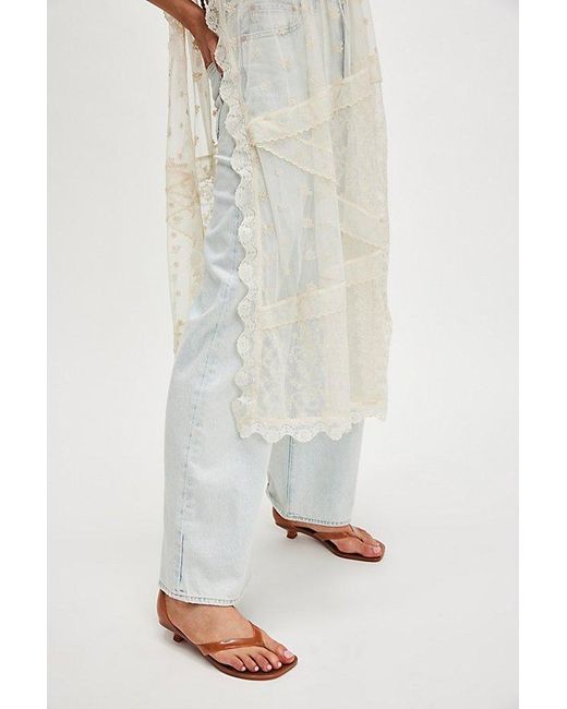 Jeffrey Campbell White Gumdrop Jelly Thong Heels