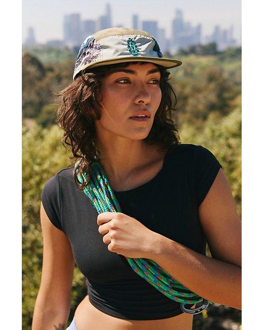 Free People Green Fp Movement X Rachel Pohl 3 Sisters Hat