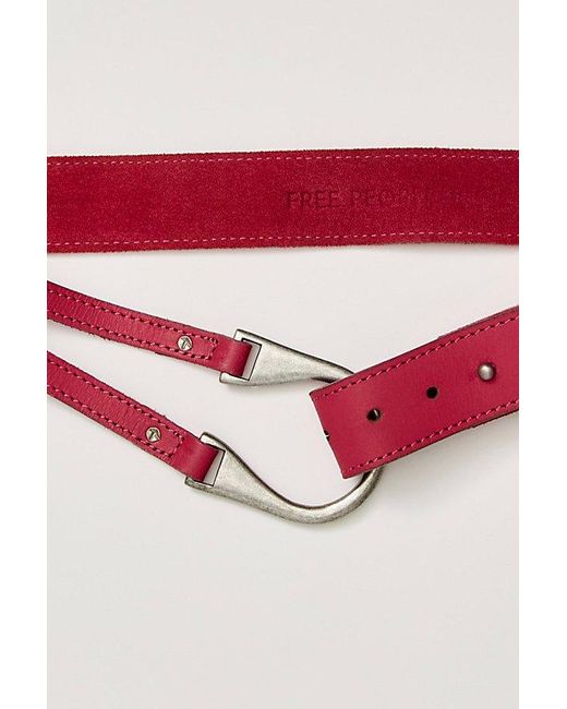 Free People Red Rising Sun Hip Belt